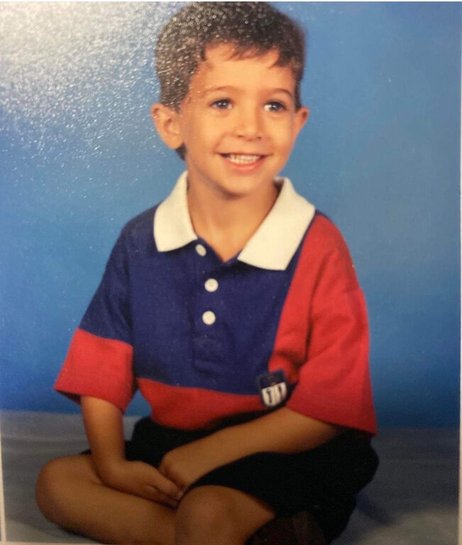 Jared as a little boy